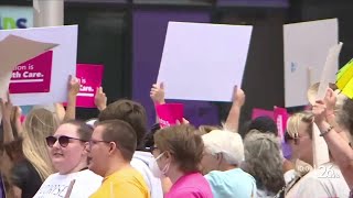 Hundreds show up to prochoice rally in downtown Appleton [upl. by Ammeg]