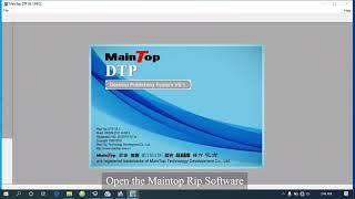 How to use Maintop rip software for printer [upl. by Anitnatsnoc775]