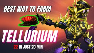 The Single BEST way to farm Tellurium in Warframe 2024 [upl. by Enileoj68]