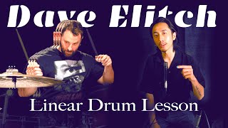 線性爵士鼓節奏教學 Dave Elitch Drum Lick Breakdown tutorial Eng sub by Wayne Shen 緯恩  DrumLab Taipei [upl. by Ennazor]