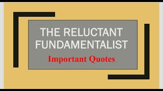 The Reluctant Fundamentalist  Important quotes  Post colonial quotes [upl. by Enaasiali]