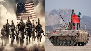 Who’s Stronger China’s Military vs US Army’s Power  China vs US Military Showdown Who’s Stronger [upl. by Adiell]