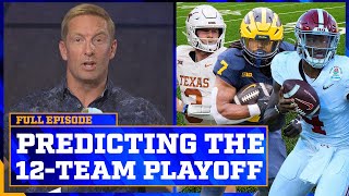 Texas Ohio St lead Joel Klatt’s Preseason 12Team Playoff Bracket plus his National Champion Pick [upl. by Hctub]