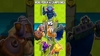 MINI PEKKA vs TODOS LOS CAMPEONES I clashroyale [upl. by Rola578]