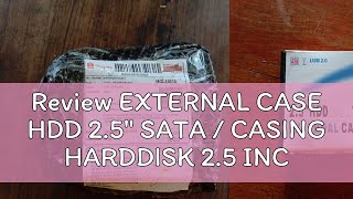 Review EXTERNAL CASE HDD 25quot SATA  CASING HARDDISK 25 INCH  HDD ENCLOSURE [upl. by Granthem318]