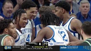 Kentucky vs Marshall  20231124  NCAAB Game [upl. by Saticilef]