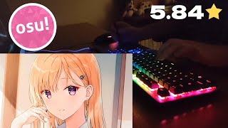 osu fhana  Tenshitachi no Uta TV Size DT  Days With My Stepsister OP  HD 60FPS [upl. by Esihcoc]