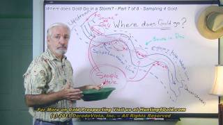 Where to hunt for gold  Where placer gold deposits in a storm Part 7 of 8 [upl. by Zerlina]