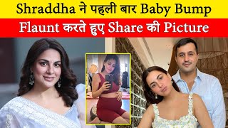 Shraddha Arya shared a Picture flaunting her Baby Bump for the first time [upl. by Swanson115]