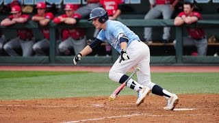 UNC Baseball Heels Take Game Two From Radford 93 [upl. by Allbee732]