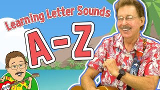 Learning Letter Sounds AZ  Jack Hartmann  Jan Richardsons Alphabet Chart [upl. by Yedorb611]