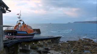 RNLI Sennen Cove Lifeboat Launch [upl. by Pyszka]