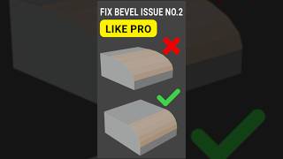 Fix bevel issues in blender  Tip NO2blender blender3d blendertutorial tips blendertips [upl. by Nonnair]