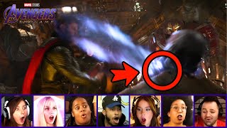 Fans React to THOR Going for THANOS HEAD [upl. by Etnoled]