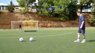 Lionel Messi Amazing Freekick Goal in Training  HD [upl. by Irbmac683]