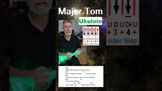 Major Tom völlig losgelöst  für Ukulele  EM 2024 [upl. by Eenel]