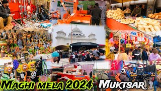 Maghi mela 2024 Muktsar🥳  ਨਜਾਰਾ ਆਗਿਆ ਕਰੋ Enjoy😳 maghimela2024 muktsar [upl. by Randene]