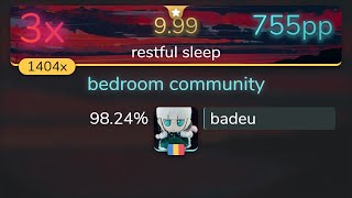 999⭐ badeu  glass beach  bedroom community restful sleep 9824 755pp 3❌  osu [upl. by Isman]