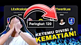 KETEMU DIVISI 4 KEMATIAN GW GABISA BERKUTIK Gameplay eFootball 2024 Mobile [upl. by Annehcu708]