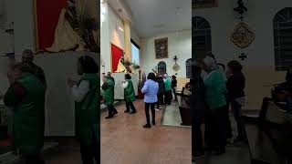 Realizado missa na Paróquia Nossa Senhora da Piedade [upl. by Karine]