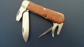 Elsener Schwyz Victorinox Swiss Army Soldier Knife Mod 51 Dated 1954 [upl. by Macri]