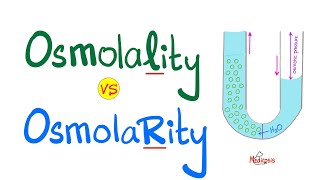 Osmolality vs Osmolarity with a mnemonic  Physiology and Chemistry [upl. by Haymo]