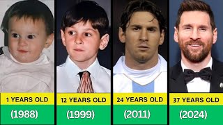 Lionel Messi  Transformation From 1 to 37 Years Old 2024 [upl. by Sachsse45]