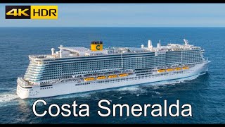 Costa Smeralda cruise ship tour in 4K [upl. by Cirde]