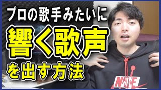 プロの歌手みたいに響く歌声を出す練習法【ボイトレ】 [upl. by Ellemac]