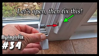 Open a locked casement window that has a broken lock lever and fix it 34 [upl. by Aehtla872]