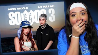 REACCION A LIT killah Nicki Nicole  Somos 3 Video Oficial [upl. by Brocklin]