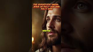 The Hypostatic Union Jesus as Fully God and Fully Man shorts bible [upl. by Nedloh]