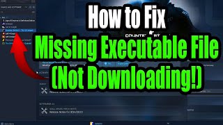 How to Fix Missing Executable File on Steam Games Not Downloading or Launching Try THIS [upl. by Marybelle]