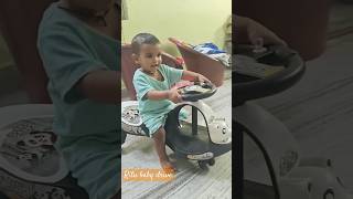 Ritu baby Driving babycar babydrivingvideo [upl. by Shiverick144]