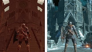 Dark Souls vs Remaster vs Dark Souls III  Anor Londo Comparison [upl. by Oileve362]