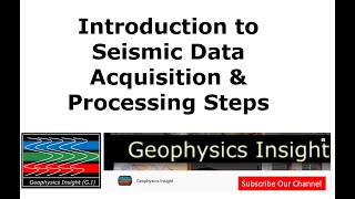 Seismic Data Acquisition Essential Processing Steps amp Techniques to Boost Your Geophysics Career [upl. by Pinkham]