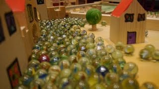 10000 marbles rolling on a giant marble run  Part 2 [upl. by Yderf]