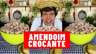 Amendoim doce crocante com 3 ingredientes  shorts [upl. by Lerej727]