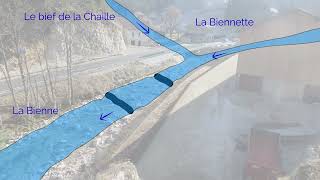 Arasement de seuils et récréation dun lit naturel sur la Bienne [upl. by Elspet]