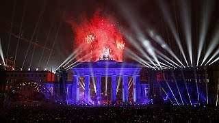 Berlino in festa 25 dopo la sua rinascita come città unita [upl. by Aissat]