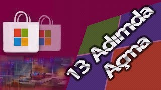 Windows 10 Magaza Açılmıyor Hata Veriyor 2 13 Adımda Açma [upl. by Crean]