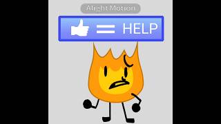 SAVE FIERY twiddle fingers FNF mod but fiery and leafy shorts version bfb osc bfdi ocs fnf [upl. by Bat]