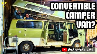 Raise the Roof Is Camper Van FullRenovation Worthy Vintage 1970 Ford Econoline [upl. by Barvick11]