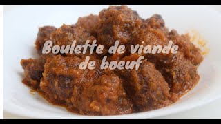 comment faire les boulettes de viande de bœuf [upl. by Lonyer333]