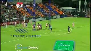 CORNER SetPlay Analysis Thai League Port FC vs Nakhon Ratchasima [upl. by Nnel]