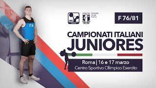 FINALI NAZIONALI CAMPIONATI ITALIANI JUNIORES 2024  7681 F [upl. by Eitten605]