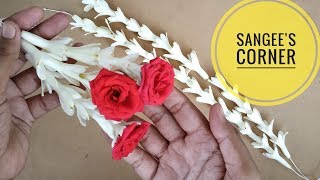 DIY Flower Jewellery  Tips to Complete Garland [upl. by Belda731]