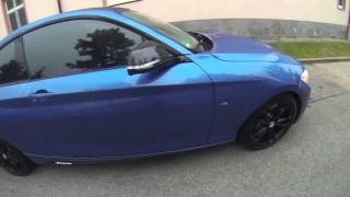 BMW M235i Cold Start Exhaust notes Rev FlyBy Burnout [upl. by Morton329]