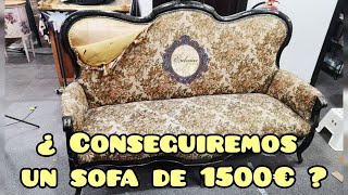 RESTAURACION de un SOFA ANTIGUO Carcomido [upl. by Aimehs]