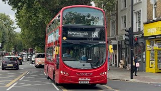 London Buses at Chiswick High Road 210824 [upl. by Bonine102]